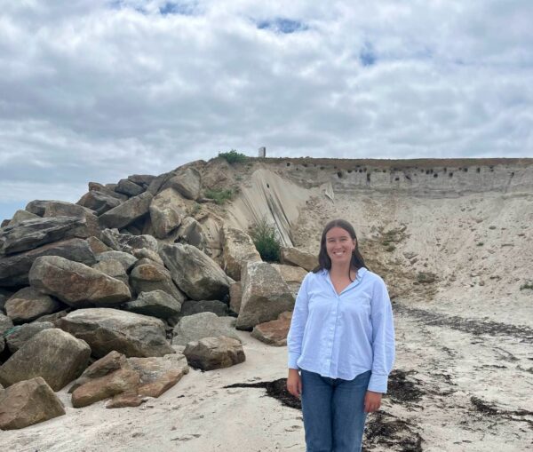 Liza sur le site de Mousterlin à Fouesnant