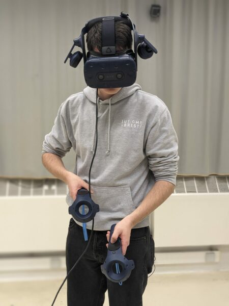 Nos étudiants de BUT GMP ont pu tester les casques de réalité virtuelle